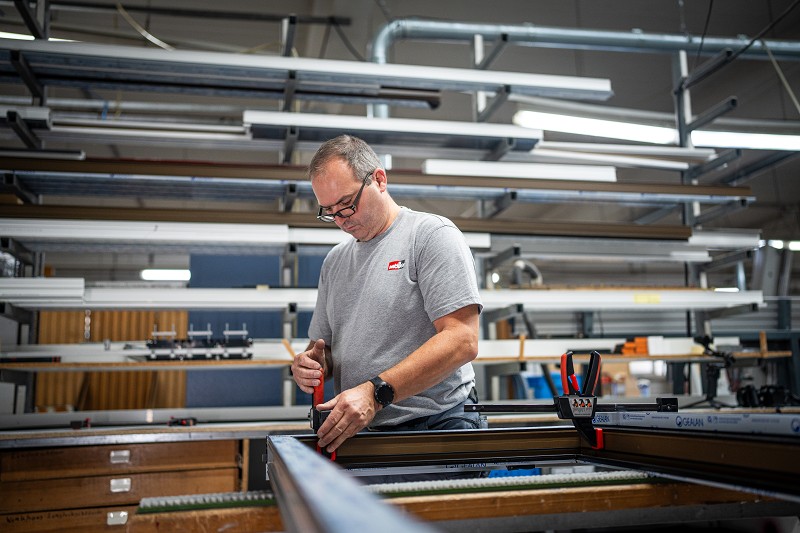 Montage des Fensters