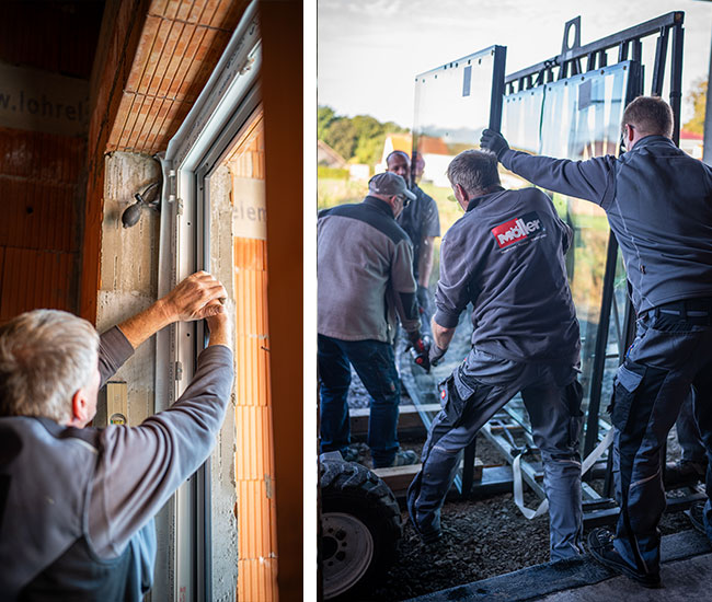 Unsere Fenster Montage