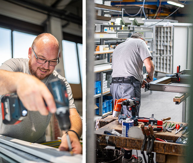 Unsere Fenster Herstellung